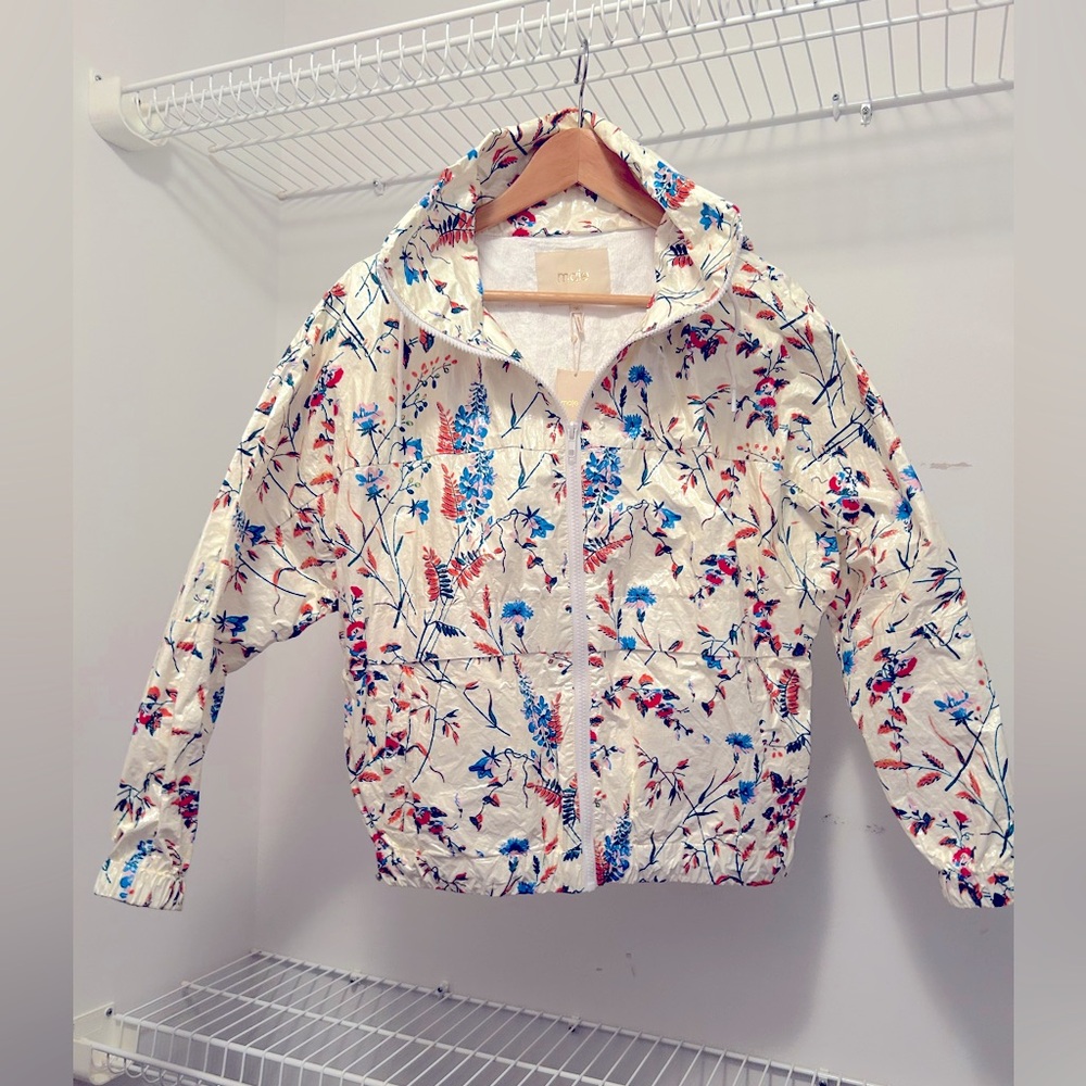 NWT Maje Barbier Printed Jacket (size 36)